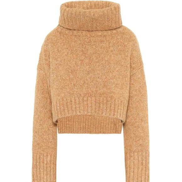 Cult Gaia Cori Cropped Turtleneck Sweater - Picture 1 of 6